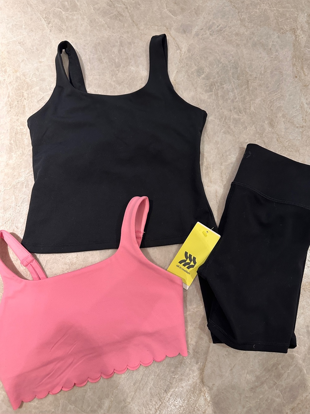 All in Motion Girls 3-Piece Activewear Set Size 6/7 & 8 BNWT